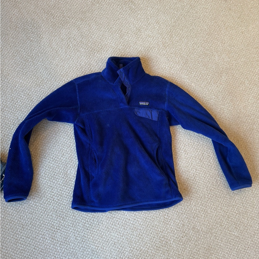 Patagonia Royal Blue Fleece Pullover